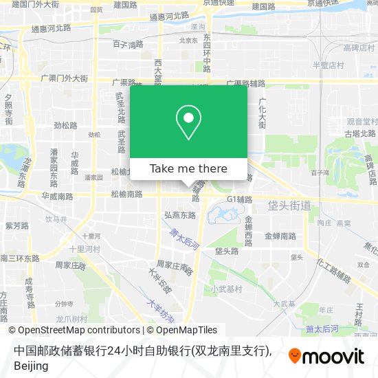 中国邮政储蓄银行24小时自助银行(双龙南里支行) map