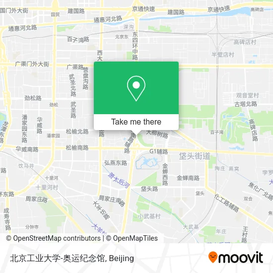 北京工业大学-奥运纪念馆 map