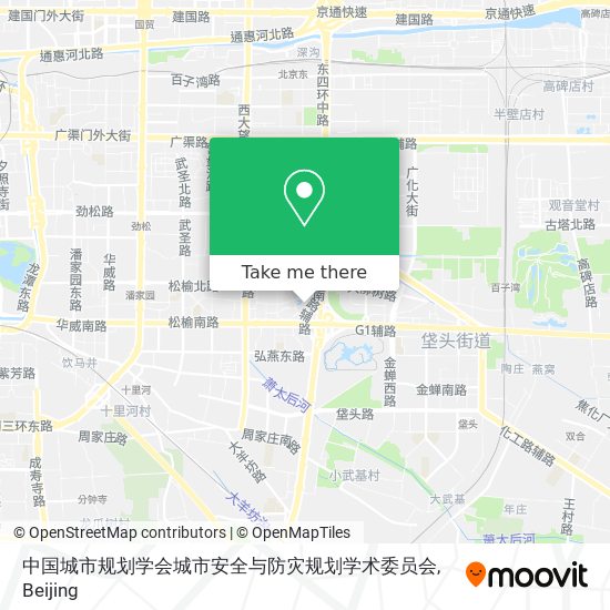 中国城市规划学会城市安全与防灾规划学术委员会 map