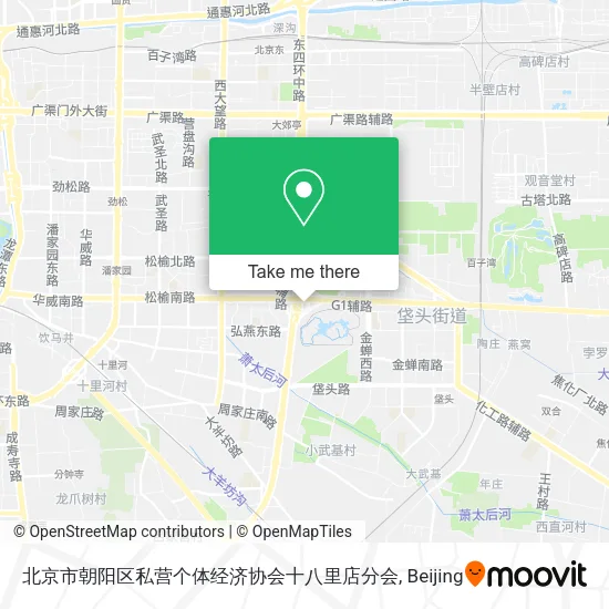 北京市朝阳区私营个体经济协会十八里店分会 map