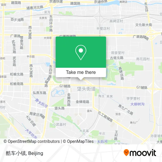 酷车小镇 map