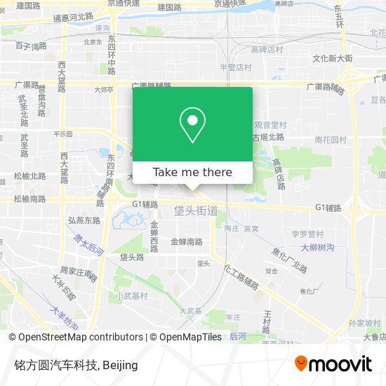 铭方圆汽车科技 map