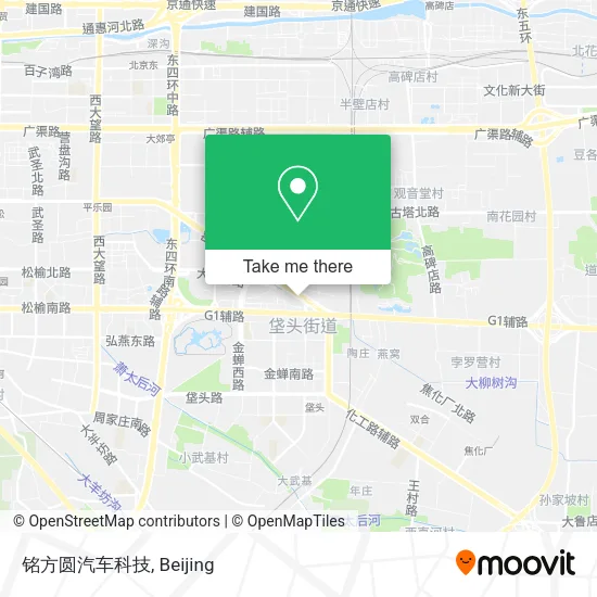 铭方圆汽车科技 map