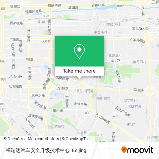 福瑞达汽车安全升级技术中心 map