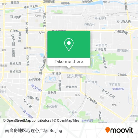 南磨房地区心连心广场 map
