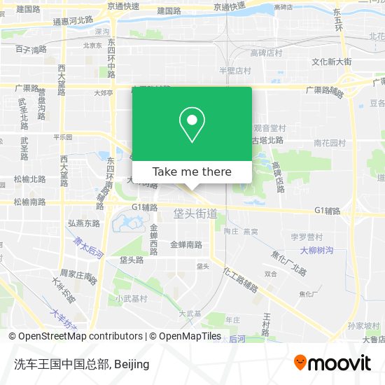洗车王国中国总部 map
