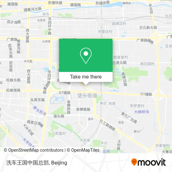 洗车王国中国总部 map