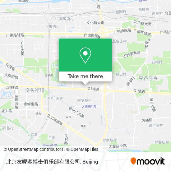 北京友昵客搏击俱乐部有限公司 map