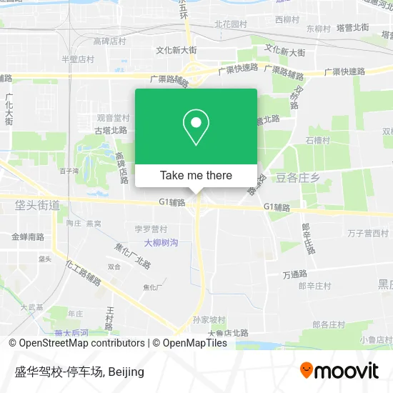 盛华驾校-停车场 map