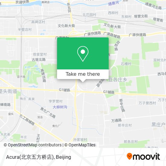 Acura(北京五方桥店) map