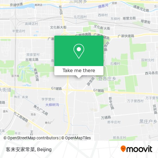 客来安家常菜 map