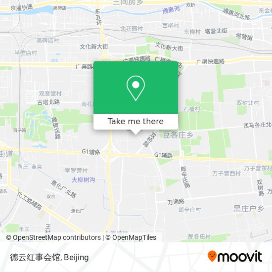 德云红事会馆 map