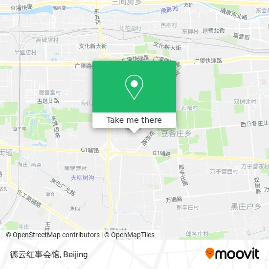 德云红事会馆 map
