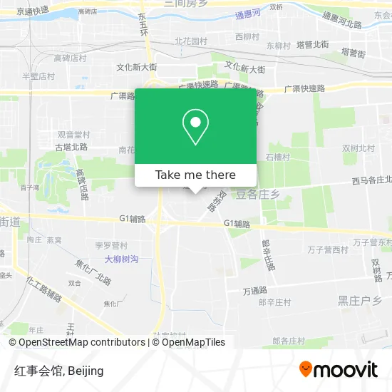 红事会馆 map