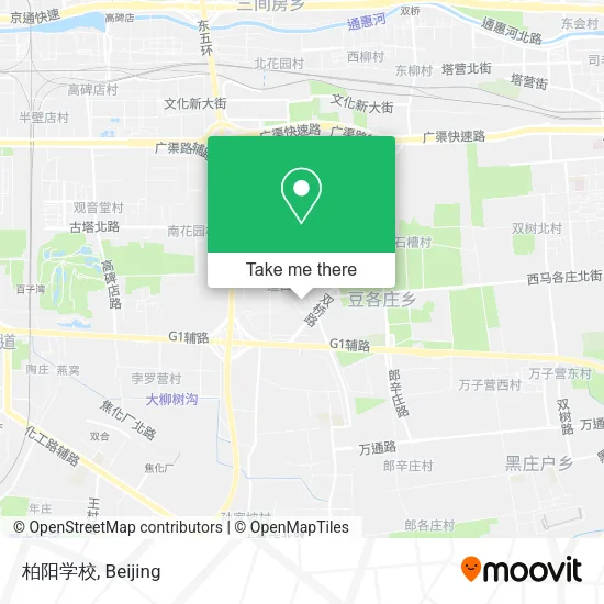 柏阳学校 map