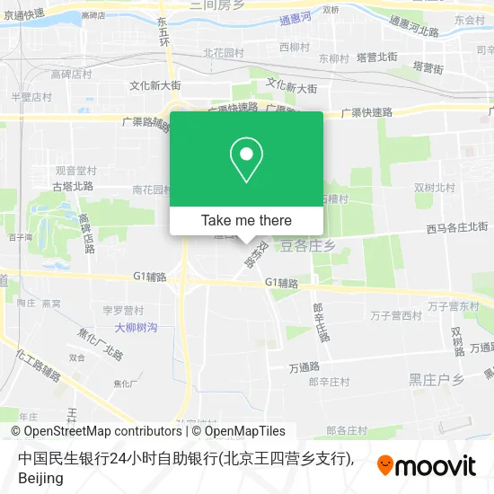 中国民生银行24小时自助银行(北京王四营乡支行) map