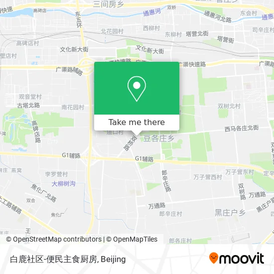 白鹿社区-便民主食厨房 map