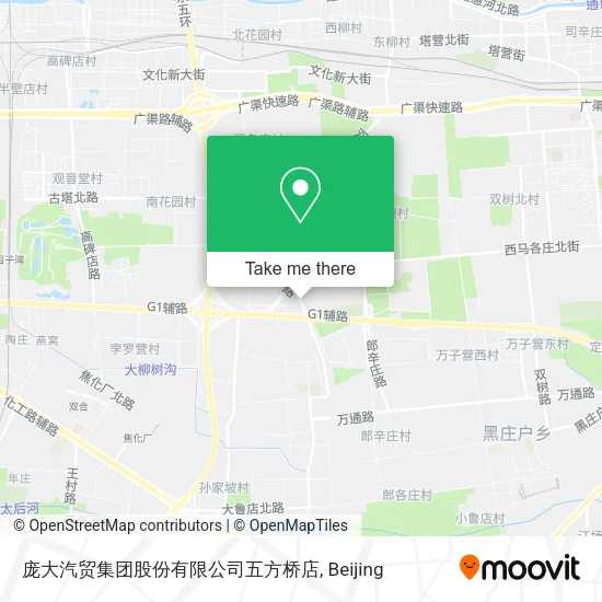 庞大汽贸集团股份有限公司五方桥店 map