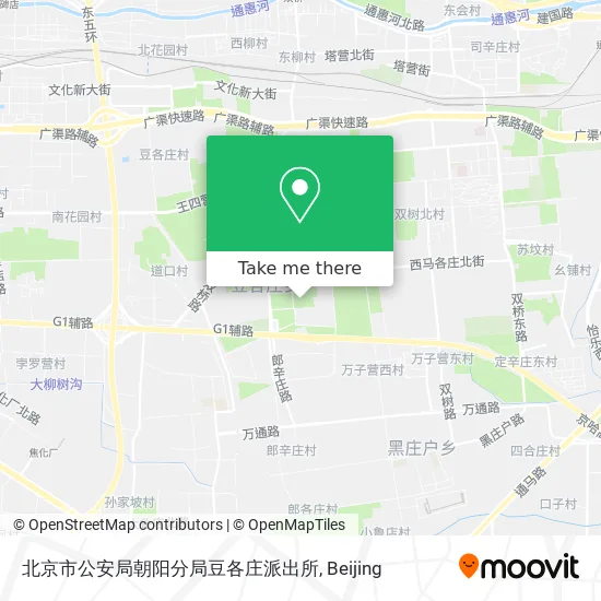 北京市公安局朝阳分局豆各庄派出所 map