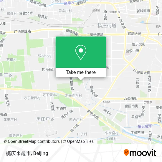 皖庆来超市 map