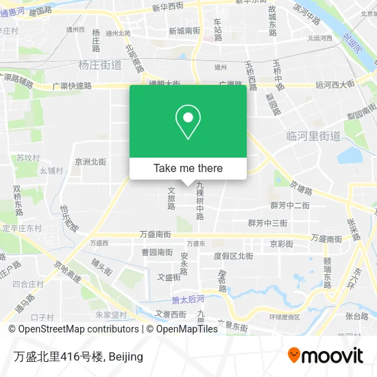 万盛北里416号楼 map