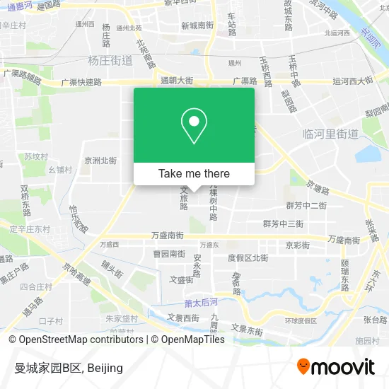 曼城家园B区 map