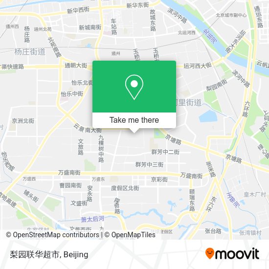 梨园联华超市 map
