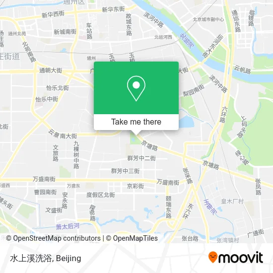水上溪洗浴 map