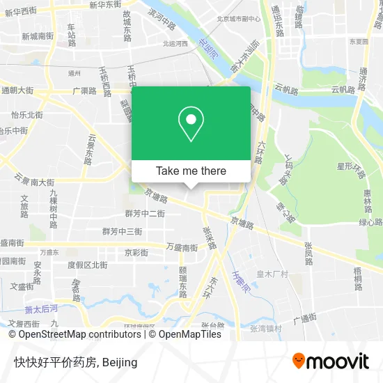快快好平价药房 map
