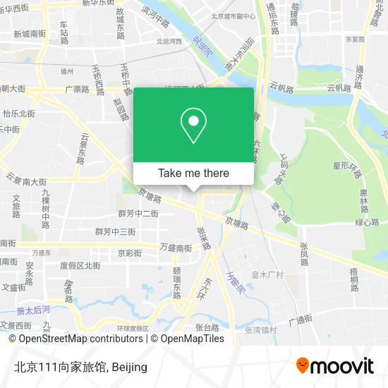 北京111向家旅馆 map