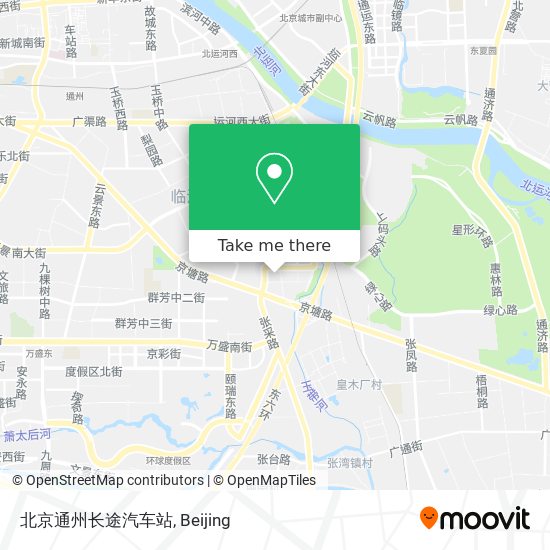 北京通州长途汽车站 map