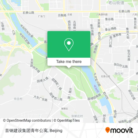 首钢建设集团青年公寓 map