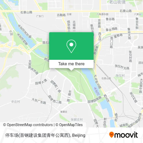 停车场(首钢建设集团青年公寓西) map