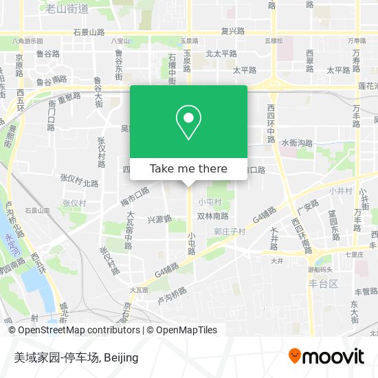 美域家园-停车场 map