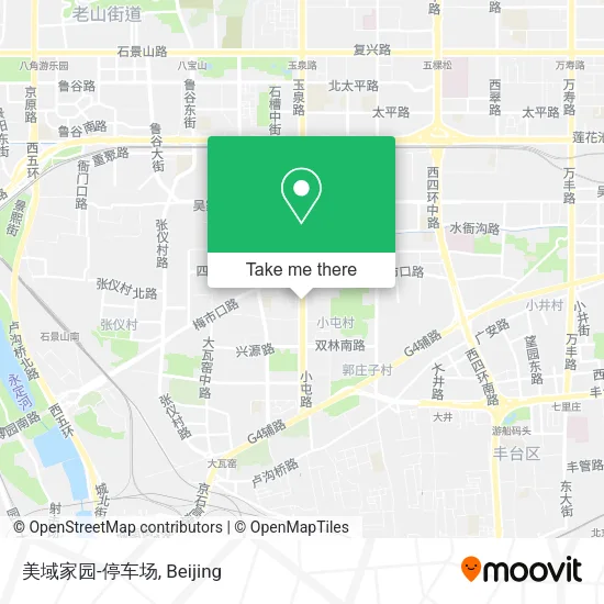 美域家园-停车场 map