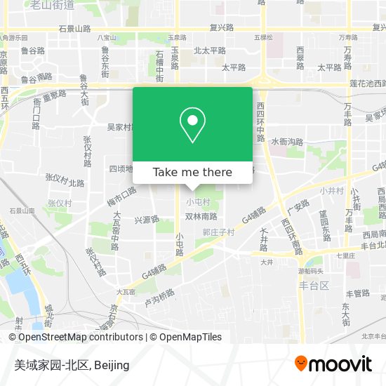 美域家园-北区 map