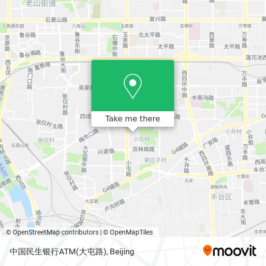 中国民生银行ATM(大屯路) map