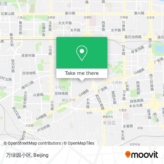 万绿园小区 map