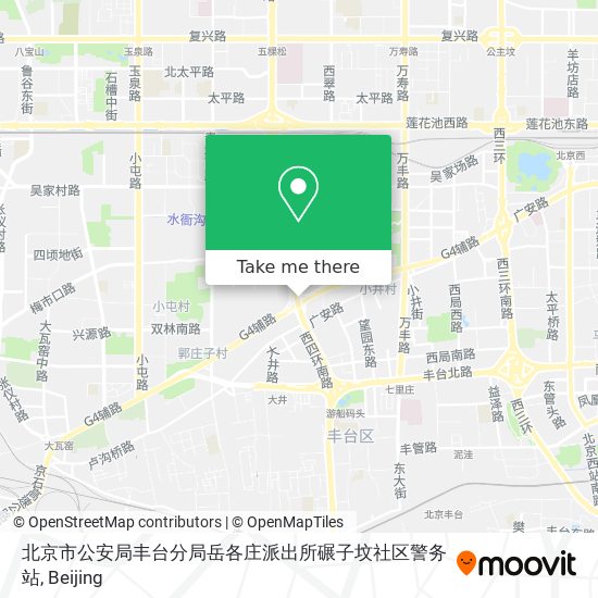 北京市公安局丰台分局岳各庄派出所碾子坟社区警务站 map