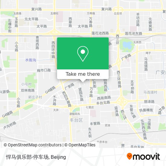 悍马俱乐部-停车场 map
