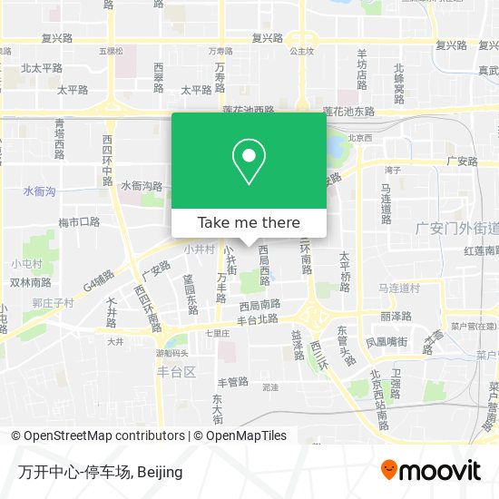 万开中心-停车场 map