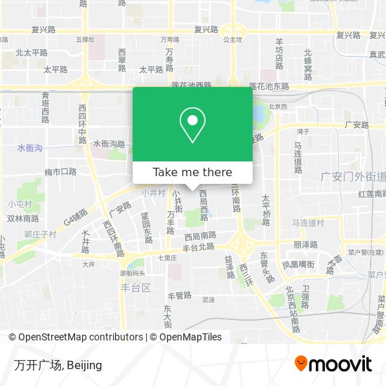 万开广场 map