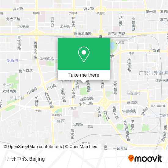 万开中心 map