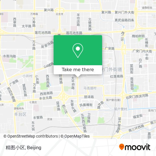 精图小区 map