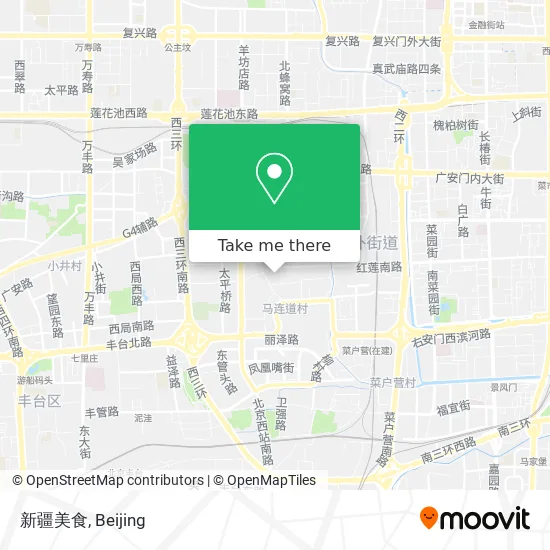 新疆美食 map