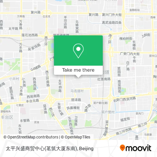 太平兴盛商贸中心(茗筑大厦东南) map
