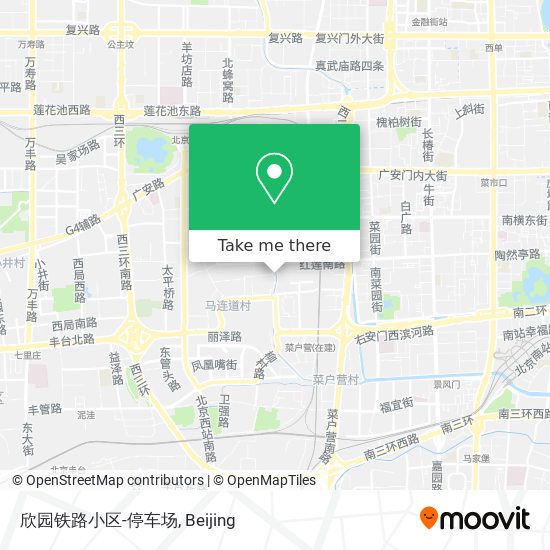 欣园铁路小区-停车场 map