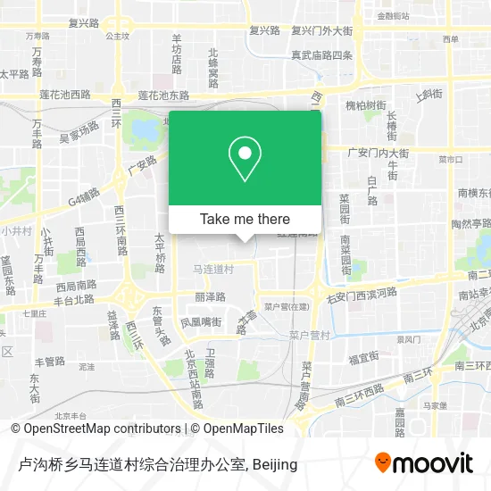 卢沟桥乡马连道村综合治理办公室 map