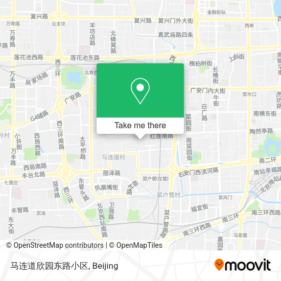 马连道欣园东路小区 map