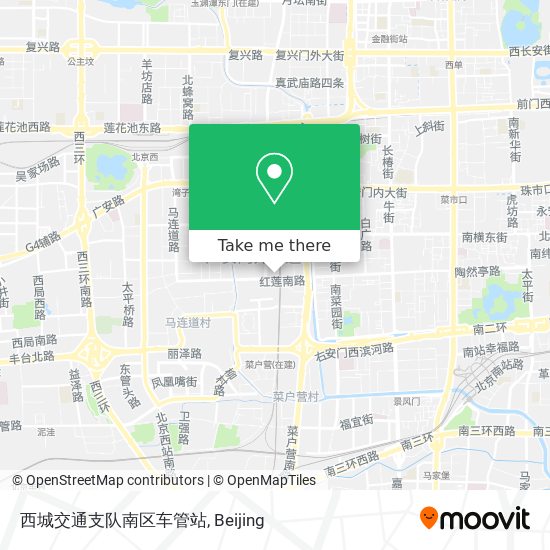西城交通支队南区车管站 map